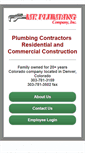 Mobile Screenshot of mkplumbing.com